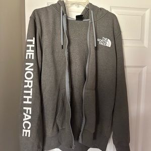 The North Face Full-zip hoodie men’s medium gray